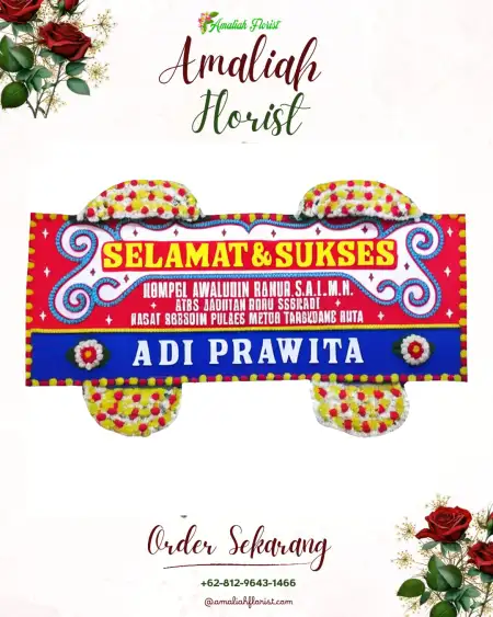 Papan Bunga Ucapan Selamat Poto Tano