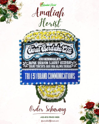 Papan Bunga Duka di Poto Tano